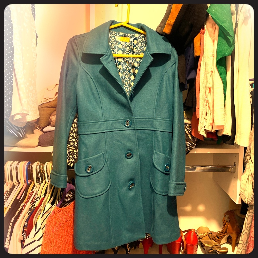 Pretty blue pea coat